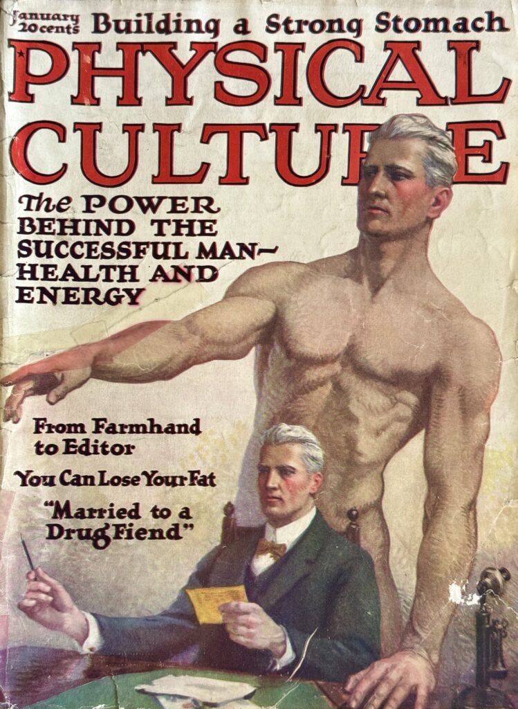 An old copy of Physical Culture magazine