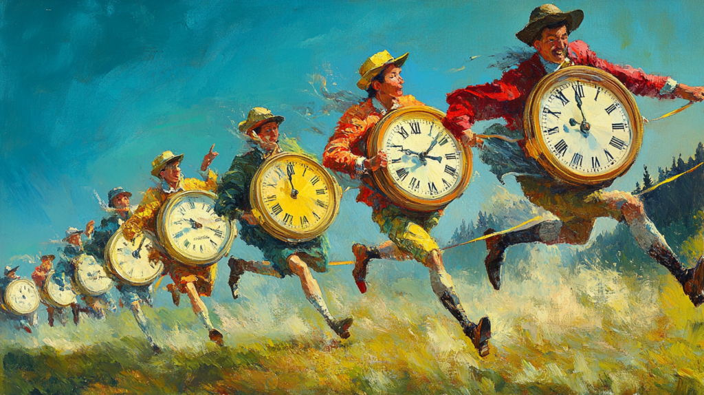 Running clocks